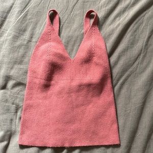 Maroon forever 21 knit tank top size M
